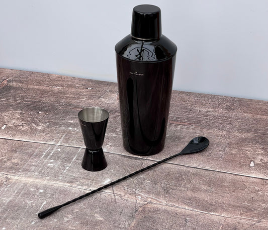 Dartington Black Cocktail Shaker Set