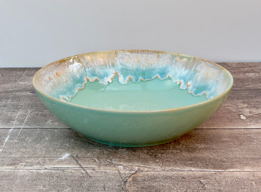 Turquoise Serving / Pasta Bowl, 21.5cm