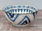 Blue and White Triangle Design Bowl, 14cm