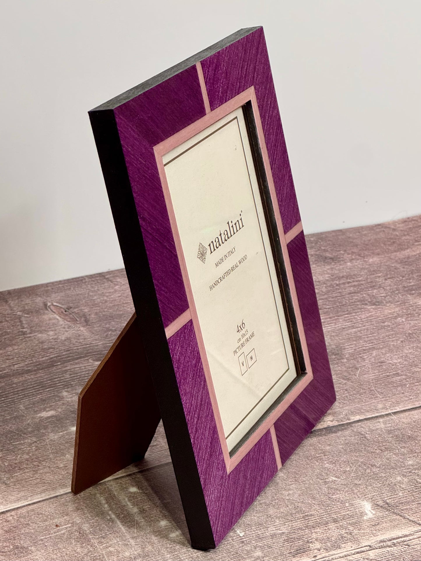 Natalini Purple Patterned Photo Frame 4 x 6