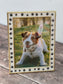 Isaac Jacobs Paw Print Patterned Photo Frame, 4’ x 6’