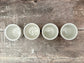 Set of 4 ‘what came first the chicken or the egg’ Egg Cups