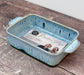 Hairy Bikers Small Blue Reactive Glaze Rectangular Baking Dish, 20.6cm