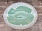 Turquoise Patterned Oval Serving Plate, 41cm