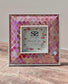 Shabby Chic Pink Mosaic Square Photo Frame, 4’ x 4’