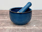 Scandi Home Blue Smooth Pestle and Mortar