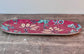 Red Patterned Rectangular Serving Plate, 33cm