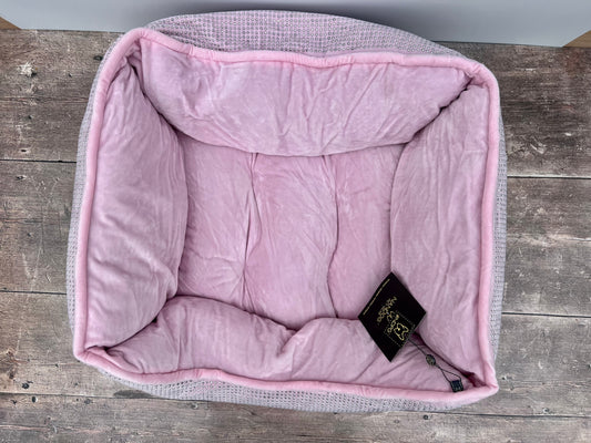 Nandog Pet Gear Pink Rhinestone Dog Bed