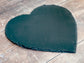 Black Heart Slate Serving Platter for Cheese / Canapes