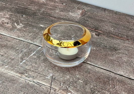 LSA Gold Space Tea Light Holder