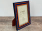 Natalini Blue and Orange Border Photo Frame 5 x 7