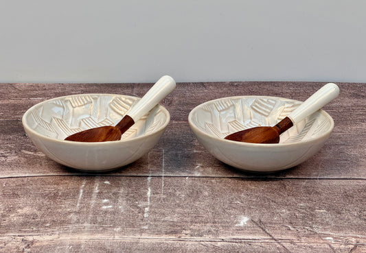 Just Slate Dish and Spoon Serving Set