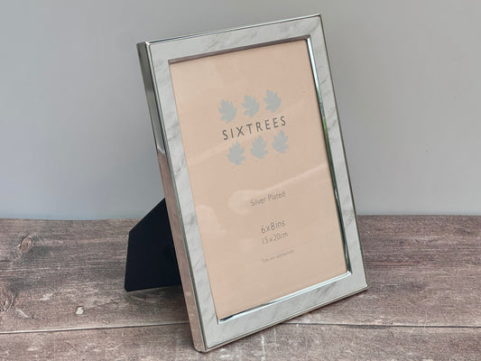 Sixtrees Marble Effect Photo Frame, 6’ x 8’