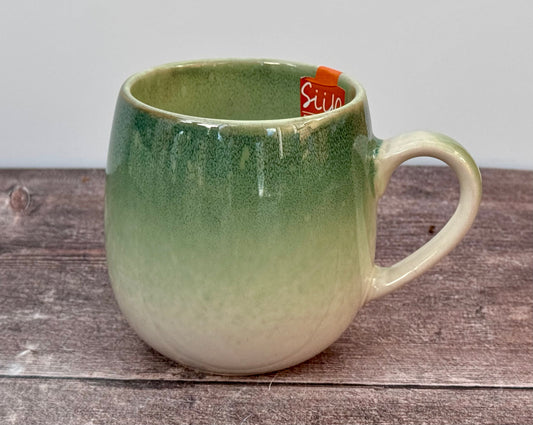 Green Reactive Glaze Mug