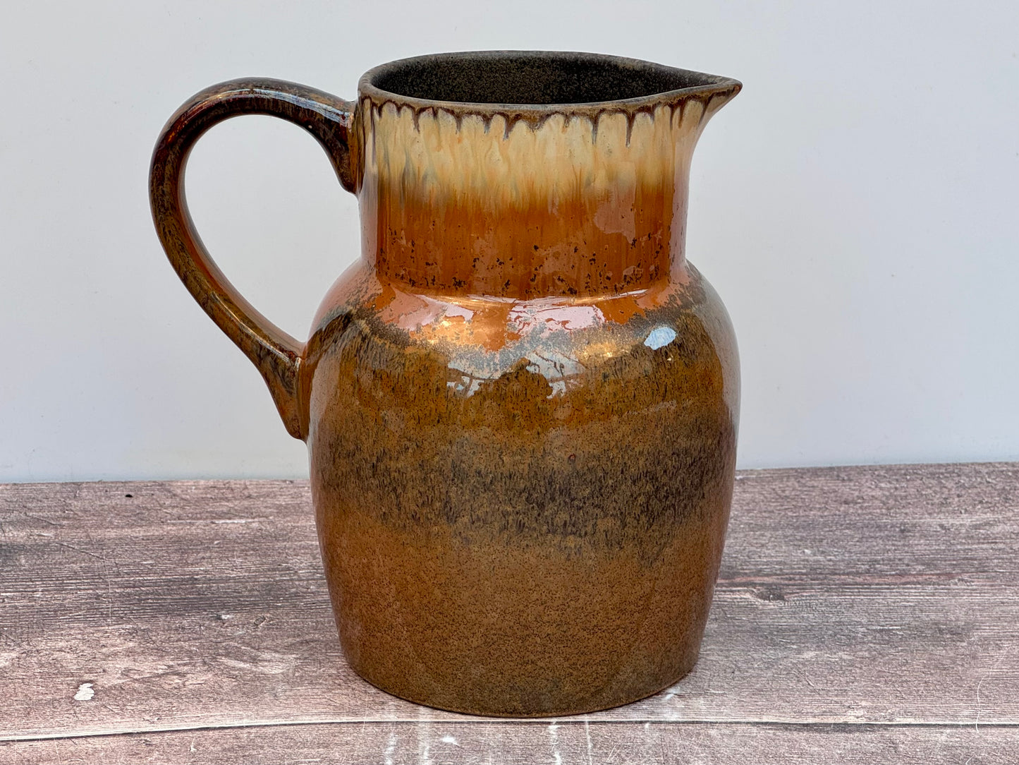 Brown Design Stoneware Jug