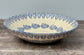 Blue and White Flower Patterned Pasta/Serving Bowl, 23.5cm