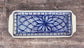 Blue and White Patterned Serving Plate, 35cm