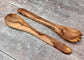 Olive Wood Salad Serving Spoons