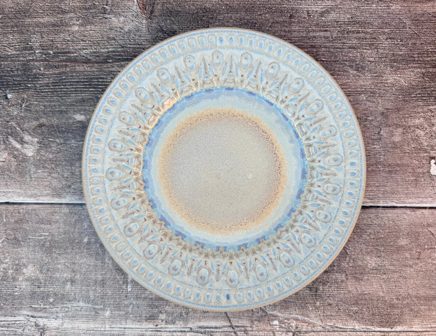 Lustre Patterned Plate, 22cm