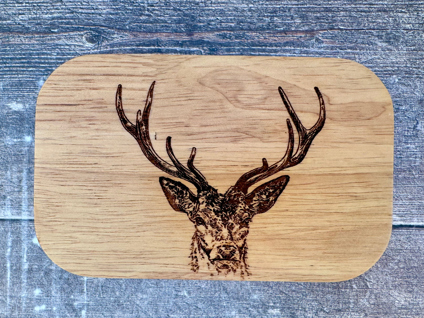 Stag White Butter Dish, Design 2