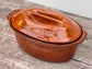 Caramel Brown Oval Casserole Dish, 25cm