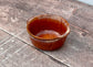 Caramel Brown Round Ramekin with Handles, 9cm