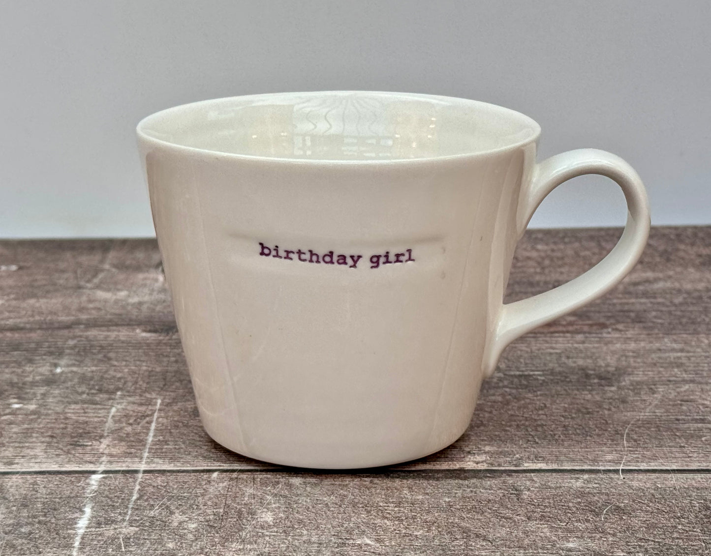 White ‘birthday girl’ Mug