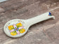 Yellow Flower Patterned Spoon Rest, 28cm