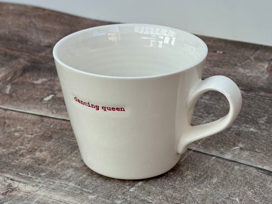 White ‘dancing queen’ Mug