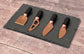 Taylor’s Eye Witness Slate Cheese Board and Rose Gold Knife Set