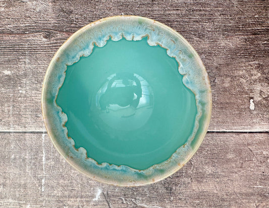 Turquoise Design Bowl, 14.5cm