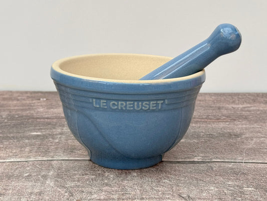 Le Creuset Blue Pestle and Mortar