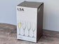 LSA Uno Champagne Flutes, Set of 4