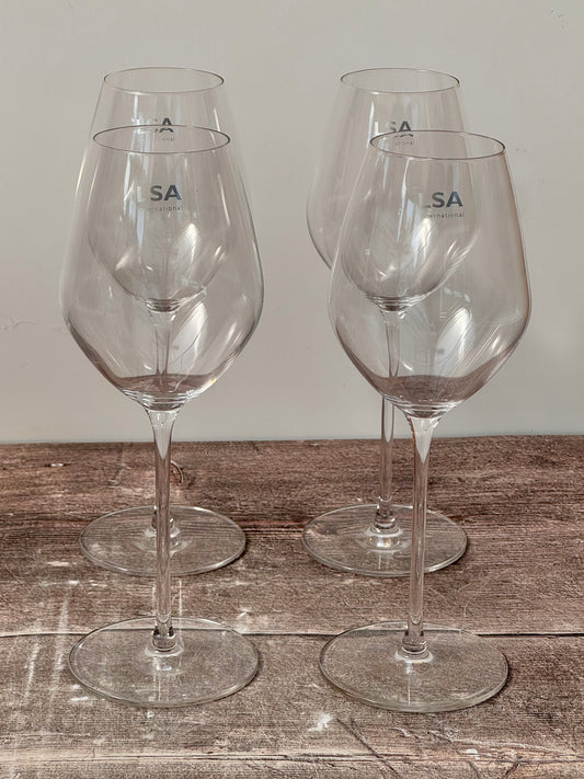 LSA Borough Champagne Tulip Glasses, Set of 4