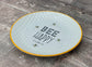 Bee Happy Patterned Plate, 20cm