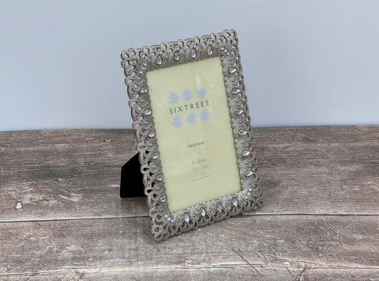 Sixtrees Ornate Jewel Diana Photo Frame, 4’ x 6’