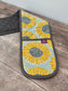 Sunflower Patterned Double Oven Glove