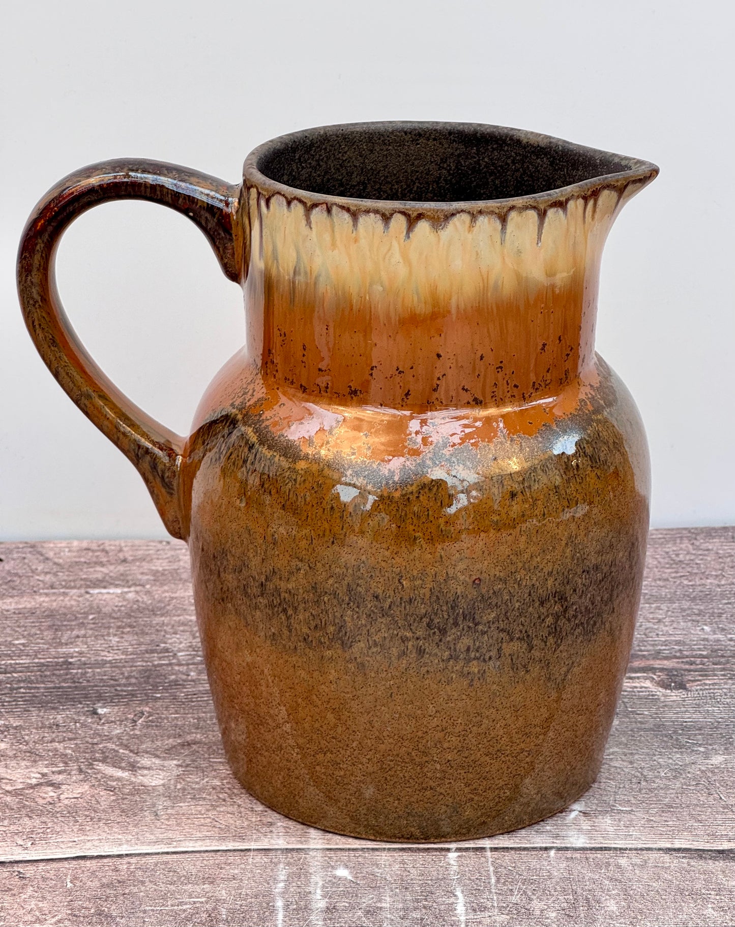 Brown Design Stoneware Jug