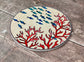 Sea Life Coral Trivet, 20cm