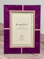 Natalini Purple Patterned Photo Frame 4 x 6