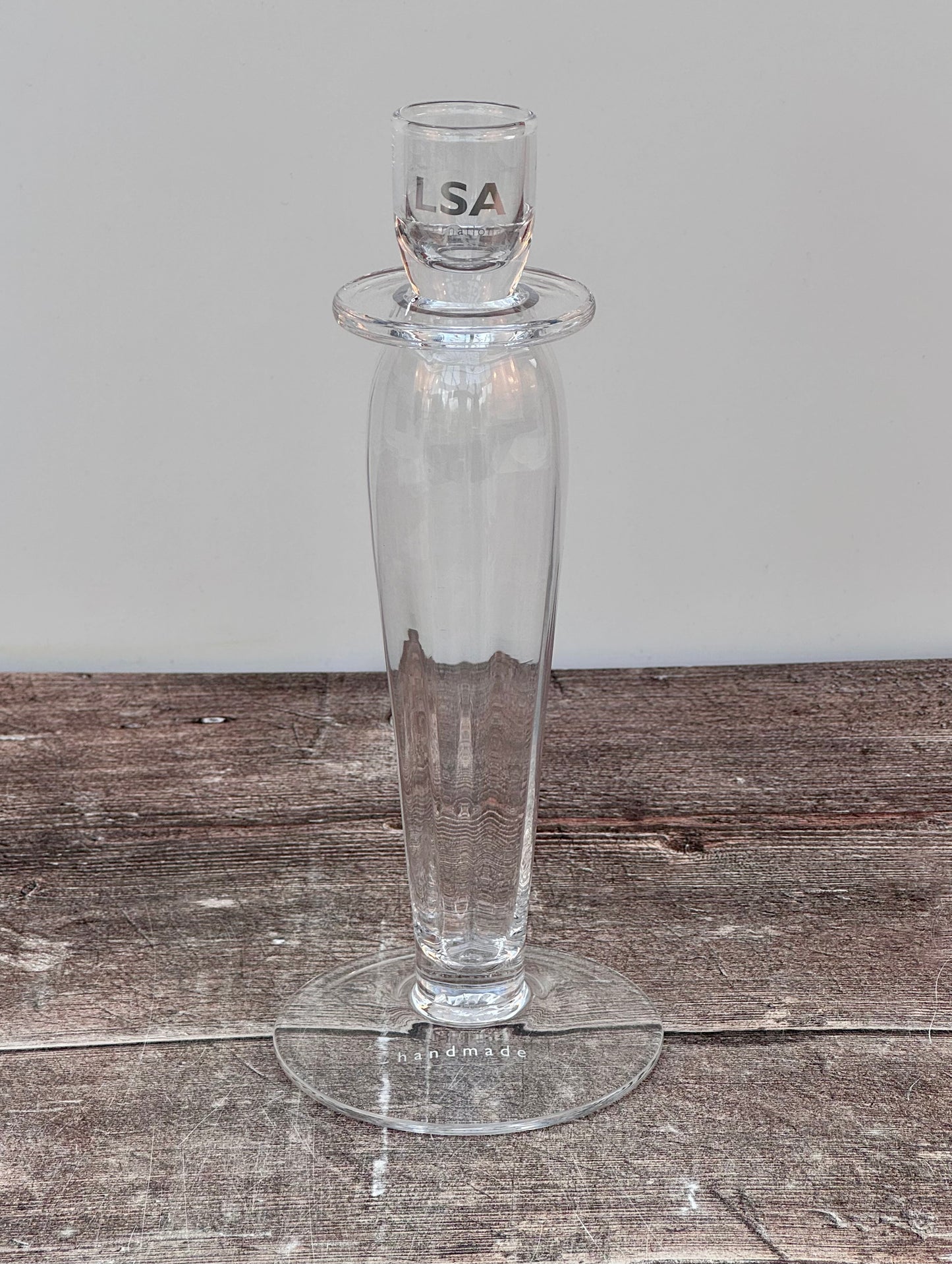 LSA Glass Candlestick