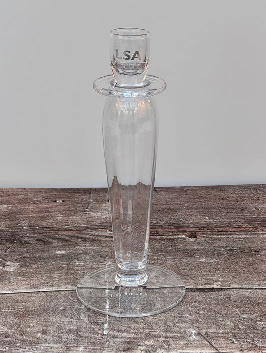 LSA Glass Candlestick