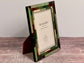 Natalini Green Marquetry Photo Frame 5 x 7