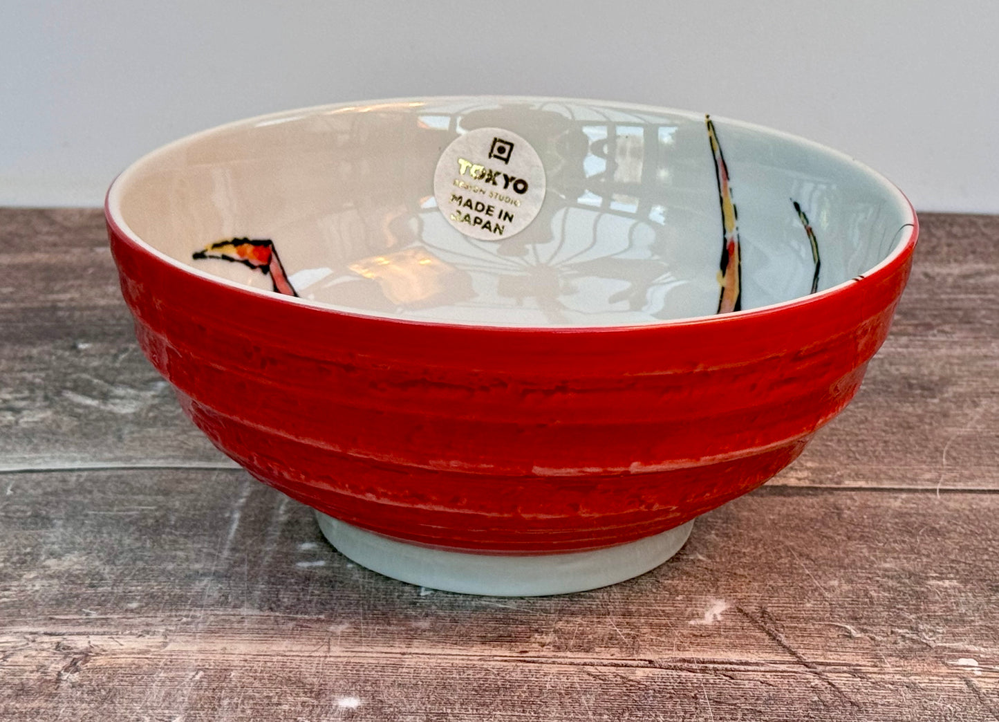 Tokyo Design Studio Red Lobster Patterned Serving Bowl, 18.5cm