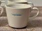 Set of 4 White ‘espresso’ Mugs