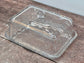 Joules Clear Glass Bee Butter Dish