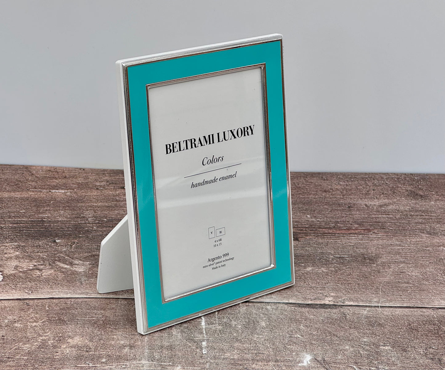 Beltrami Turquoise Photo Frame 4 x 6