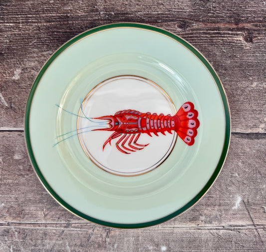 Yvonne Ellen Lobster Patterned Plate, 20.5cm