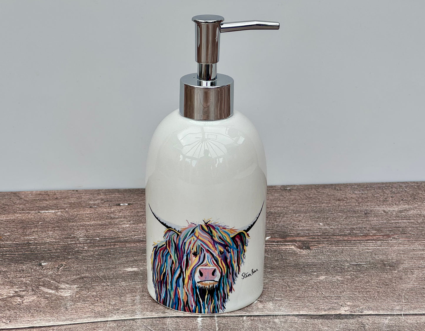 Highland Cow Soap Dispenser