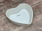 White Heart Small Baking Dish, 15cm